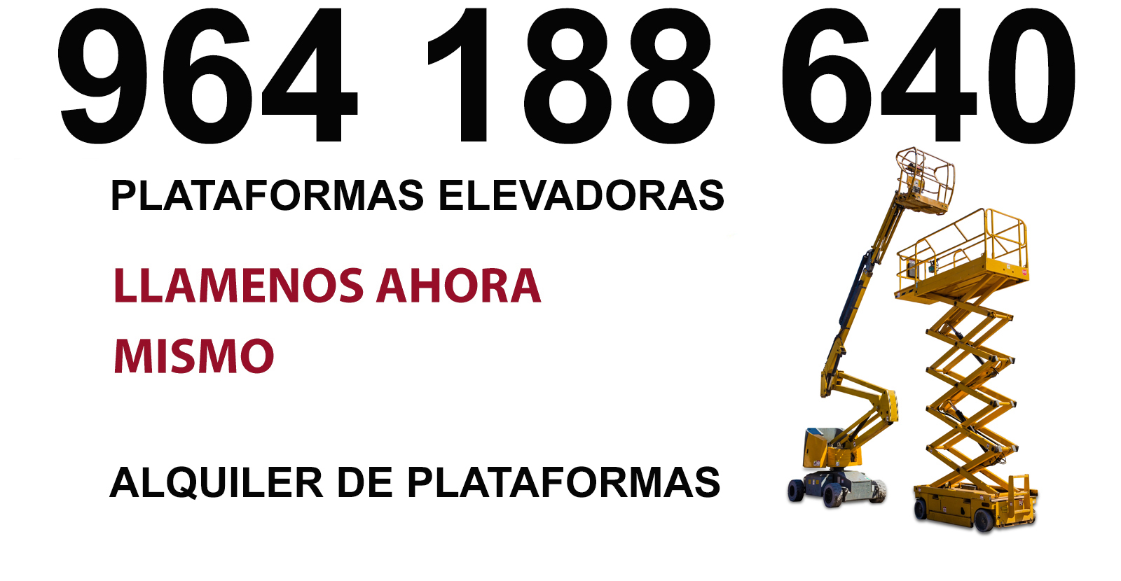 Alquiler de Plataformas Sobre Camion en Vallibona